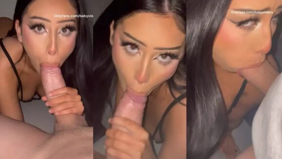 BabyViolet Enjoys Thick Cock Leaked